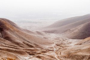 Blick auf Weite der Golanhöhen im Nahen Osten